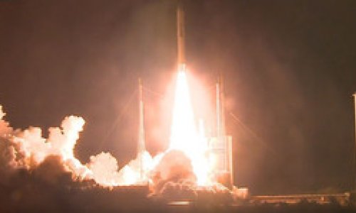 Произведен запуск ракеты Azerspace-2 - ВИДЕО