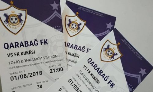 “Qarabağ” – “Arsenal” oyununa satılan biletlərin sayı açıqlandı