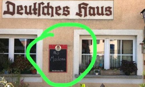 Nürnberqdə müsəlmanları ayağa qaldıran restoran – Video
