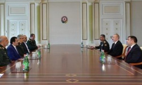 Ilham Aliyev received chief of Iran's General Staff