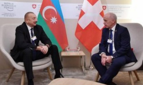 Ilham Aliyev met with Swiss President