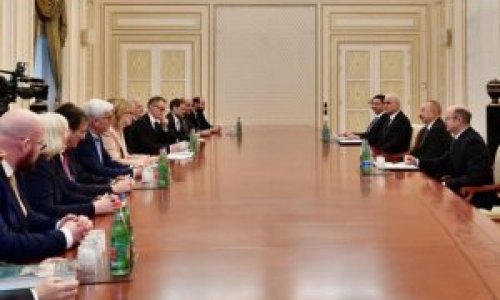 lham Aliyev received German governmental delegation