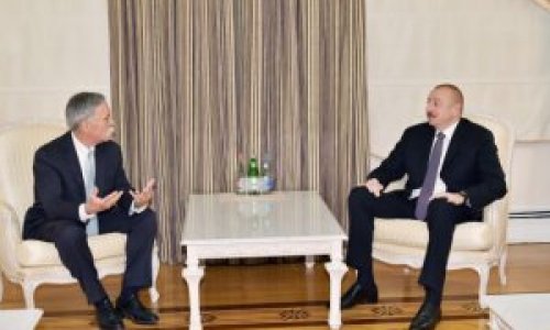 President Ilham Aliyev received Formula 1 Group CEO