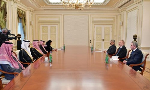 Президент Ильхам Алиев принял председателя Главного инвестиционного агентства Саудовской Аравии - ФОТО