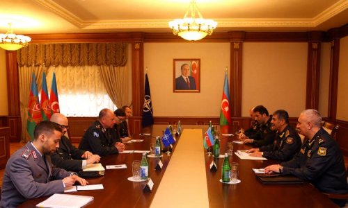 Закир Гасанов встретился с гендиректором Международного военного штаба НАТО
