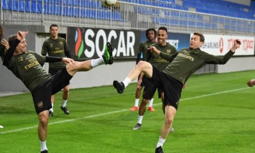 «Арсенал» продолжает тренироваться в Баку - ФОТО 