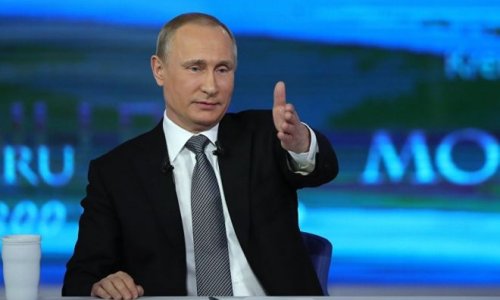 Canlı yayımda ŞOK: Putin kiber hücuma məruz qaldı