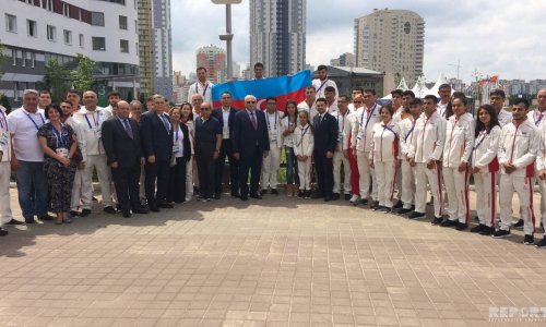 Leyla Aliyeva met with Azerbaijani delegation participating in Minsk 2019 European Games
