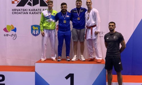 Azərbaycan karateçiləri Xorvatiyada 2 medal qazanıblar