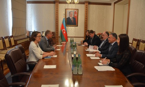 Azerbaijani FM receives incoming German ambassador (PHOTO)