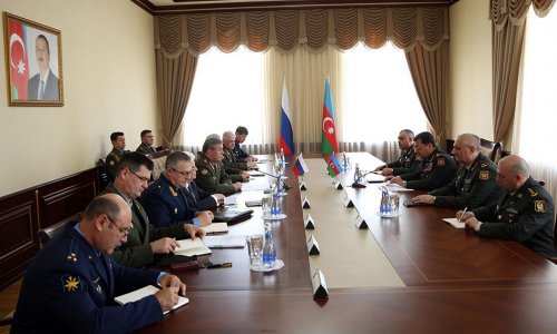 High-ranking military officials of Azerbaijan, Russia talk over Karabakh conflict (PHOTO/VIDEO)