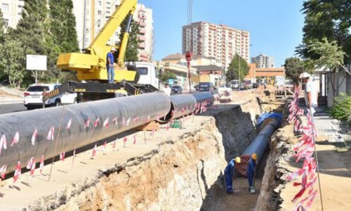 «Азерсу» планирует завершить проект водоснабжения «Ени Гюнешли» до конца месяца
