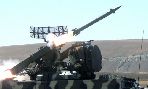 Боевые стрельбы войск ПВО Азербайджана