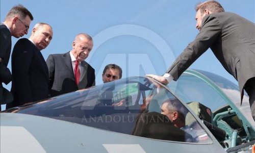 Putin Ərdoğana “Su-57″ni göstərdi – FOTO