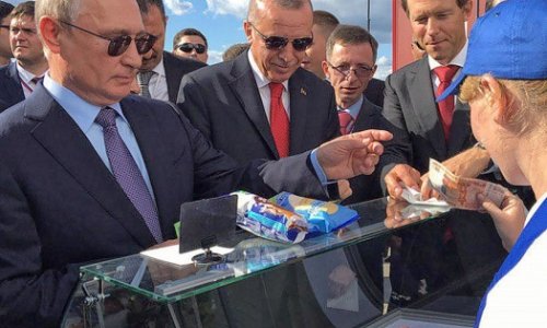 Как Путин угостил Эрдогана мороженым, а сдачу отдал министру - ВИДЕО
