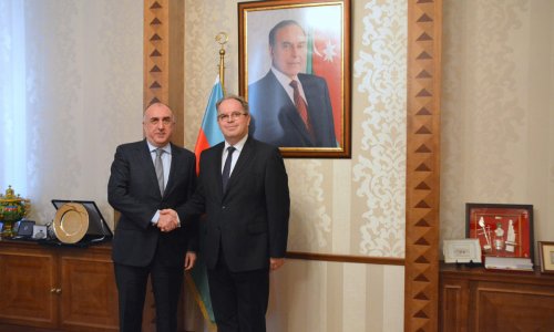 Azerbaijani FM receives newly appointed Latvian ambassador (PHOTO)