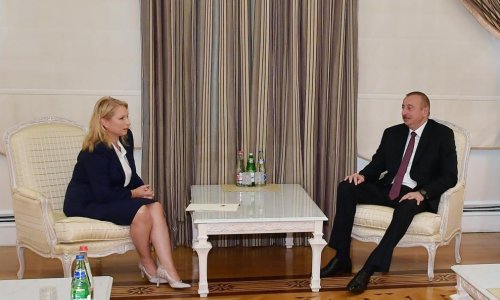 President Ilham Aliyev receives Georgian minister of economy and sustainable development (PHOTO)