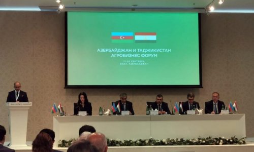 Azerbaijani-Tajik agribusiness forum underway in Baku
