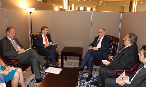 Azerbaijani FM meets with OSCE Secretary-General (PHOTO)