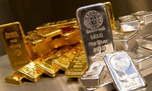 Gold, silver prices down in Azerbaijan