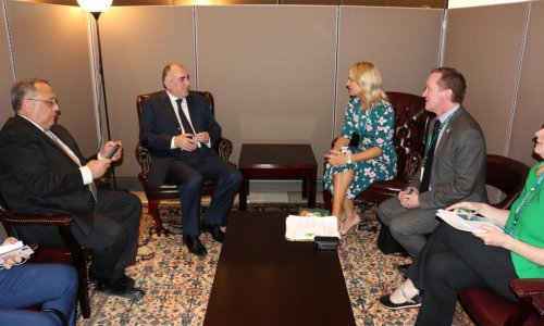 Azerbaijani FM meets with Minister for European Affairs of Ireland (PHOTO)