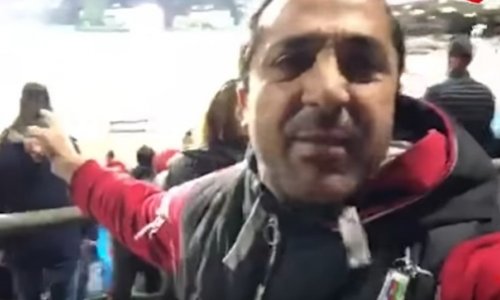 Orduxanın stadiondakı hərəkətinə görə 