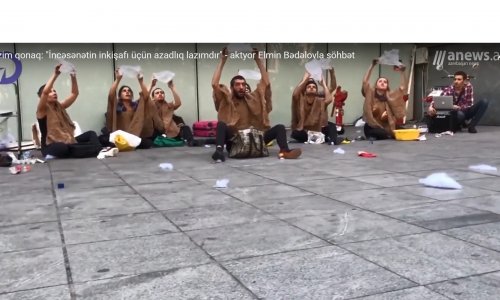 Bakıda küçə teatrı yaradılır - VİDEO