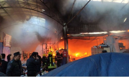 В Баку горит торговый центр “Садарак” – ФОТО/ВИДЕО