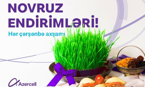 Azercell will present your first Novruz gift!