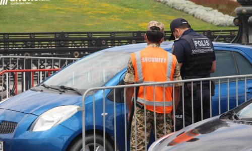 Sərt karantin rejimində Bakı postları- FOTOLAR