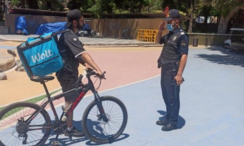 Bakıda polislər reyd keçirir- FOTOLAR