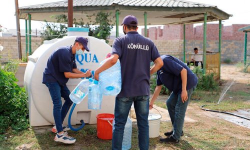 Neftçalada içməli su problemi aradan qaldırılır - FOTOLAR