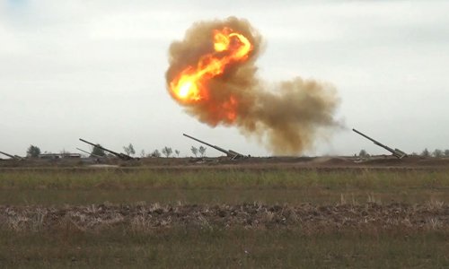 Enemy artillery units in the Aghdara direction were hit