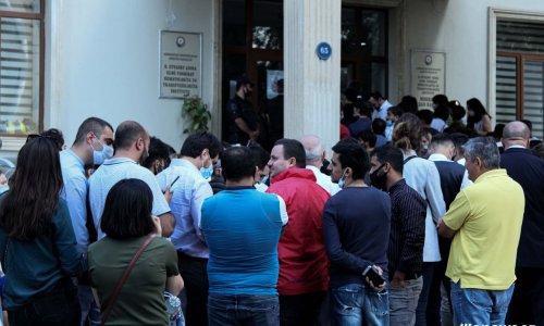 Bakıda orduya qanvermə aksiyası keçirilib- FOTOLAR