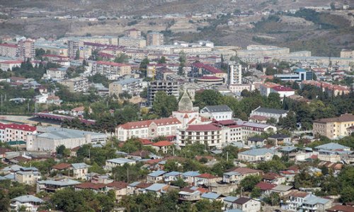 Ermənilər Xankəndini tərk edir - FOTO