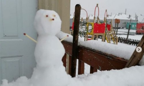 Bu ölkəyə qar yağdı - Foto