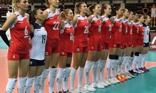 Azərbaycanın voleybol yığması yoxlama oyununda böyük hesabla uduzub