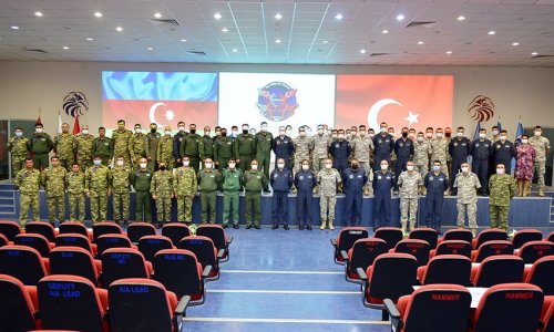 Closing ceremony of TurAz Falcon - 2021 exercises held