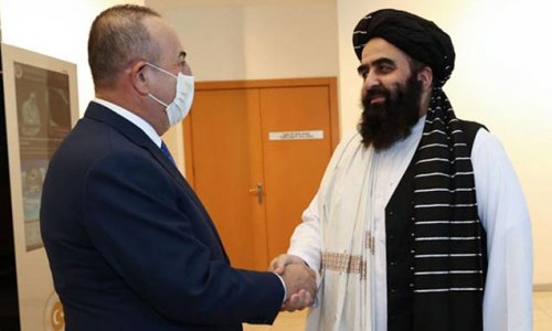 Çavuşoğlu “Taliban”ın heyəti ilə görüşdü - Nələrdən danışdılar?