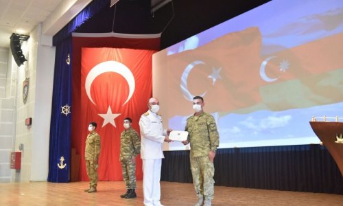 Azerbaijani Navy sailors complete courses in Turkey