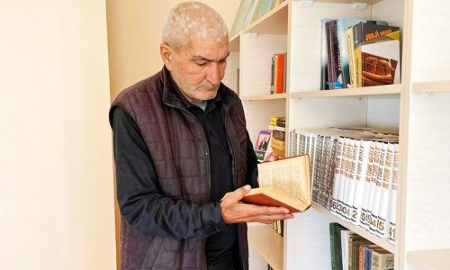 Üç ildir metronun çıxışında yaşayan şəxs sığınacağa yerləşdirildi - Foto