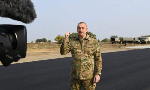 President Aliyev speaks of importance of inaugurating military unit in liberated Hadrut