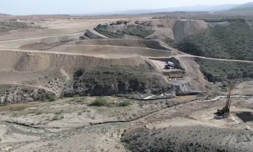 Talış-Tapqaraqoyunlu yolunun inşasına start verildi - VİDEO