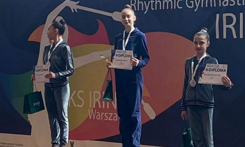 Bədii gimnastlarımız Polşada iki medal qazandı