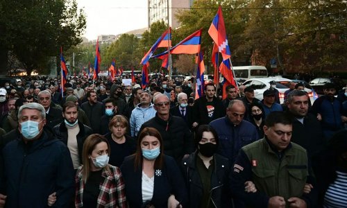 Ermənistanda aksiyada 1 nəfər ölüb, 180 nəfər saxlanılıb
