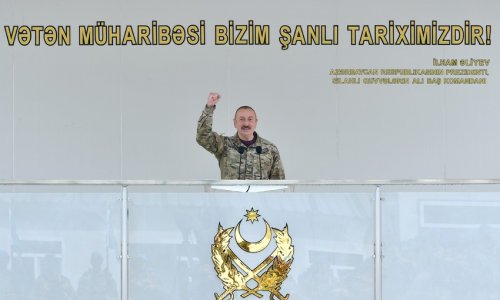 We brought enemy to its knees, forced it to wave white flag and leave Kalbajar: Ilham Aliyev