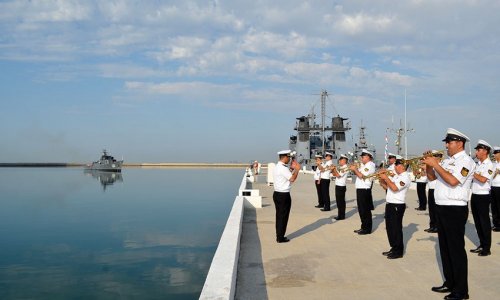 Ships of Azerbaijani Naval Forces return from Russia