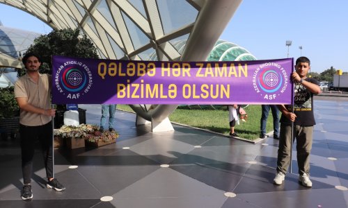 İslam Həmrəylik oyunlarında iştirak edən idmançılar Azərbaycana qayıtdı - FOTOLAR