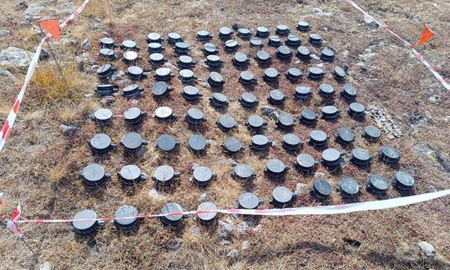 90 more mines buried by Armenians in Lachin discovered