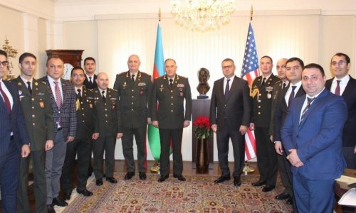Chief of General Staff of Azerbaijani Army visits country`s embassy in US